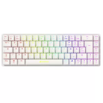   Sharkoon PureWriter W65 billentyűzet Játék Vezeték nélküli RF QWERTZ Német Fekete