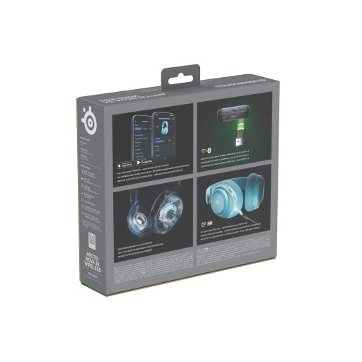 Steelseries Arctis Nova 3X Headset Vezeték nélküli Fejpánt Zene/általános Bluetooth Türkizkék