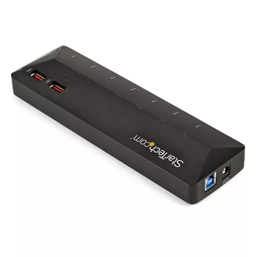StarTech.com ST93007U2C hálózati csatlakozó USB 3.2 Gen 1 (3.1 Gen 1) Type-B 5000 Mbit/s Fekete