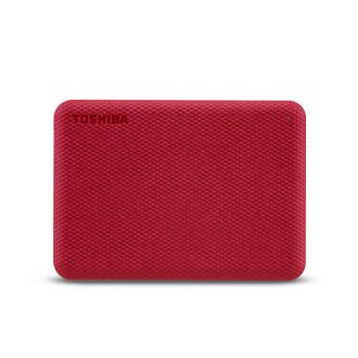  Toshiba Canvio Advance külső merevlemez 1 TB 2.5" USB A típus 2.0/3.2 Gen 1 (3.1 Gen 1) Vörös
