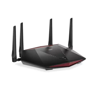   NETGEAR Nighthawk XR1000 WiFi 6 Gaming Router vezetéknélküli router Gigabit Ethernet Kétsávos (2,4 GHz / 5 GHz) Fekete