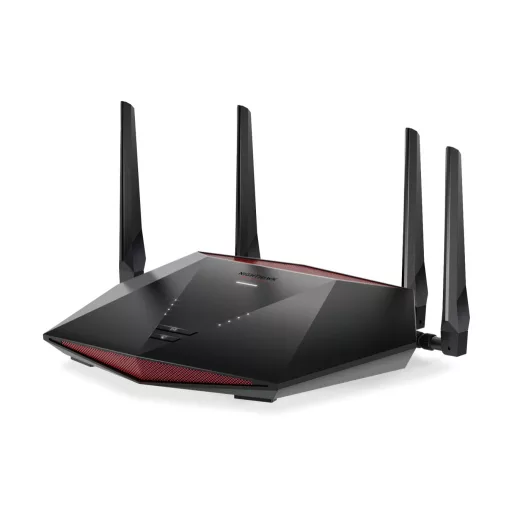 NETGEAR Nighthawk XR1000 WiFi 6 Gaming Router vezetéknélküli router Gigabit Ethernet Kétsávos (2,4 GHz / 5 GHz) Fekete