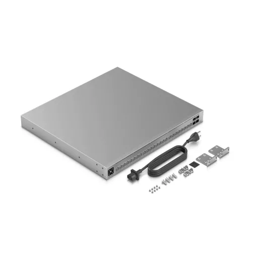 Ubiquiti UniFi Pro HD 24 PoE Vezérelt L2/L3 2.5G Ethernet (100/1000/2500) Ethernet-áramellátás (PoE) támogatása 1U Szürke