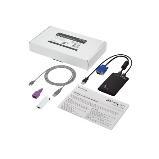 StarTech.com NOTECONS01 KVM kábel Fekete