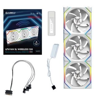   Lian Li UNI FAN SL Wireless 120 Reverse Blade 12 cm Fehér 3 db