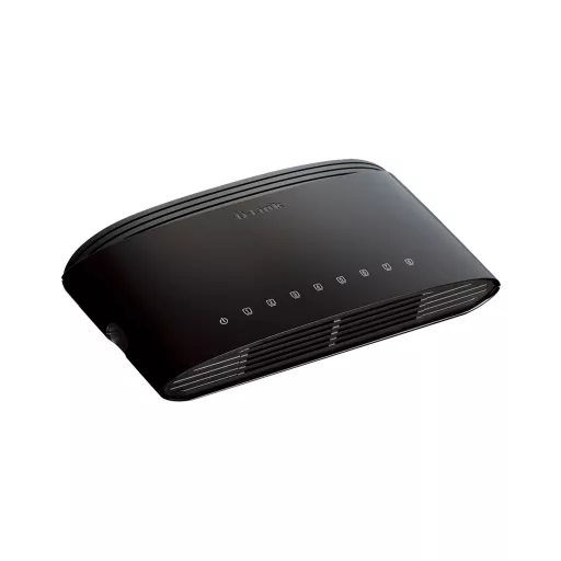 D-Link DES-1008D Beállítást nem igénylő (unmanaged) Fast Ethernet (10/100) Fekete