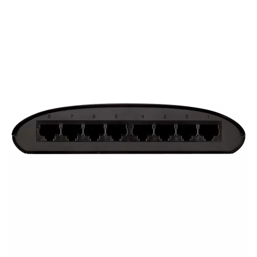 D-Link DES-1008D Beállítást nem igénylő (unmanaged) Fast Ethernet (10/100) Fekete