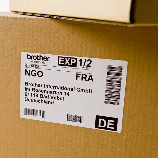 Brother DK-11202 címkéző szalag Fehéren fekete