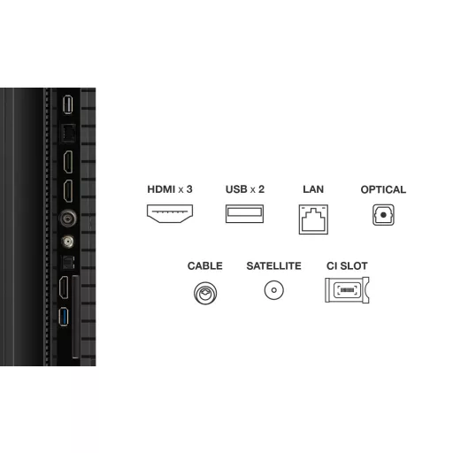 TCL P79K 75P79K televízió 190,5 cm (75") 4K Ultra HD Smart TV Wi-Fi Fémes 450 cd/m²