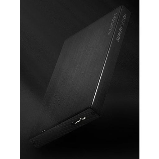 Axagon EE25-XA6 tárolóegység burkolat HDD/SSD ház Fekete 2.5"
