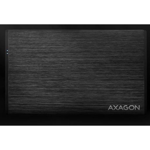 Axagon EE25-XA6 tárolóegység burkolat HDD/SSD ház Fekete 2.5"
