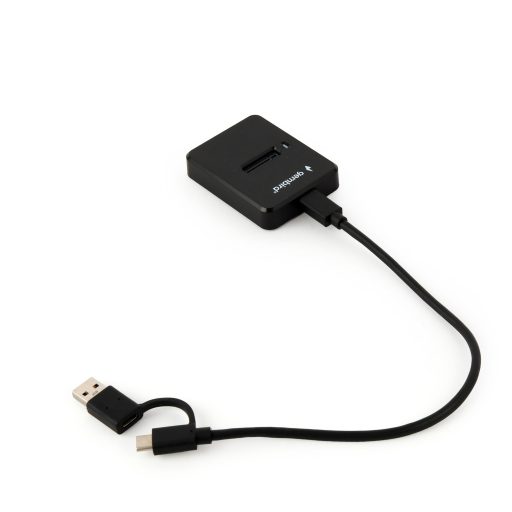 Gembird DD-U3M2 dokkoló állomás tárolóegységhez USB 3.2 Gen 1 (3.1 Gen 1) Type-C Fekete
