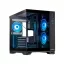 Chieftec Visio GM-30B-TG-OP schwarz Tempered Glass x 2 Kocka Fekete