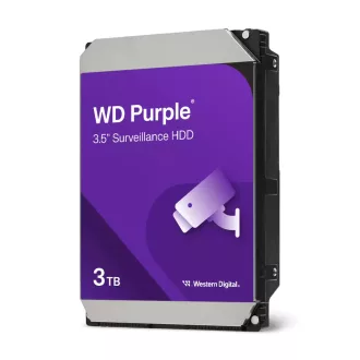   Western Digital Purple 3 TB 5400 RPM 128 MB 3.5" Serial ATA III