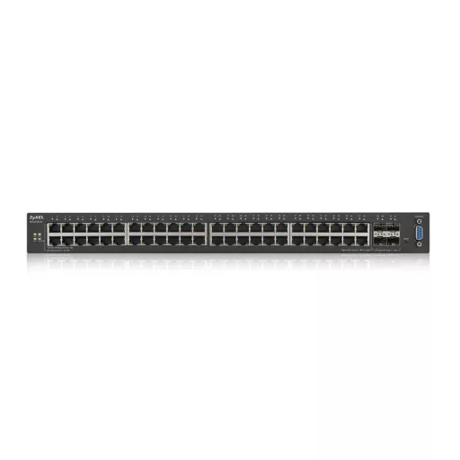 Zyxel XGS2210-52 Vezérelt L2 Gigabit Ethernet (10/100/1000) 1U Fekete