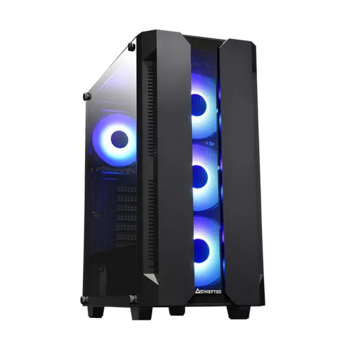 Chieftec GS-01B-OP Tower Fekete