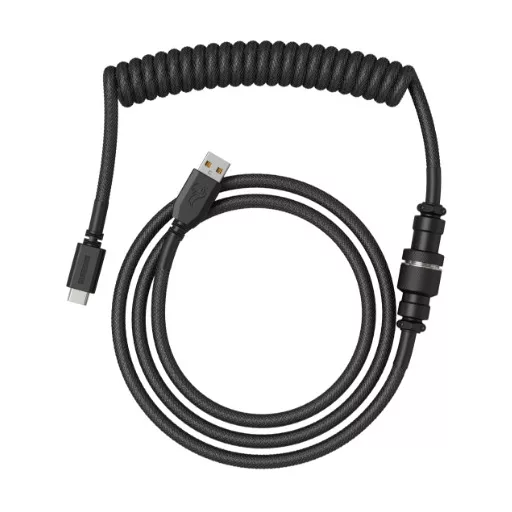 Glorious Gaming Coiled Fekete 1,37 M