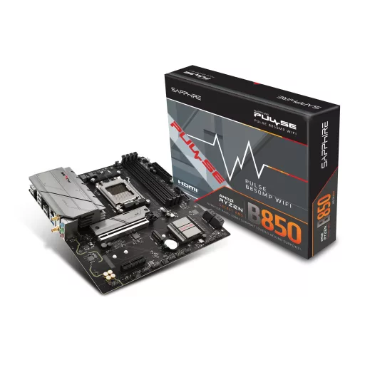 Sapphire PULSE B850M WIFI AMD B850 Socket AM5 Micro ATX