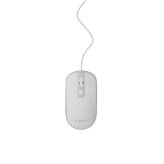   Gembird MUS-4B-06-WS egér Irodai Kétkezes USB A típus Optikai 1200 DPI
