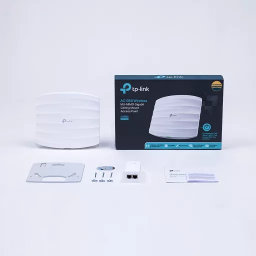 TP-Link Omada EAP225 WLAN csatlakozási pont 1350 Mbit/s Fehér Ethernet-áramellátás (PoE) támogatása