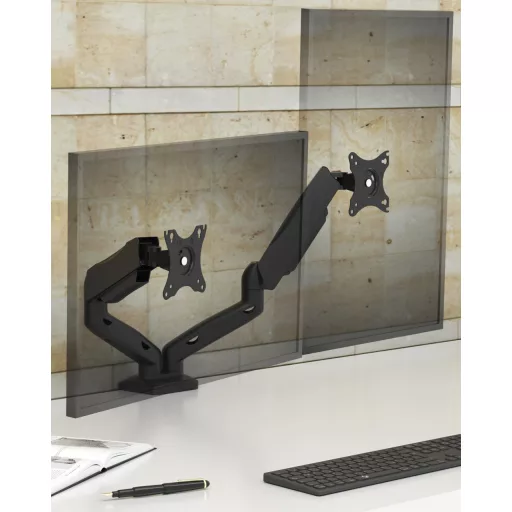 ICY BOX IB-MS204-T 81,3 cm (32") Asztali Szürke, Ezüst