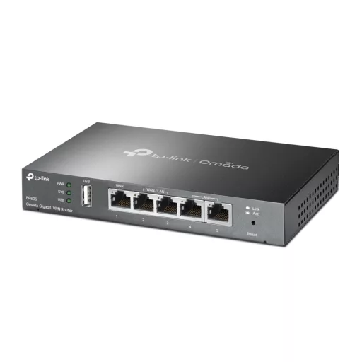TP-Link Omada ER605 vezetékes router Gigabit Ethernet Fekete
