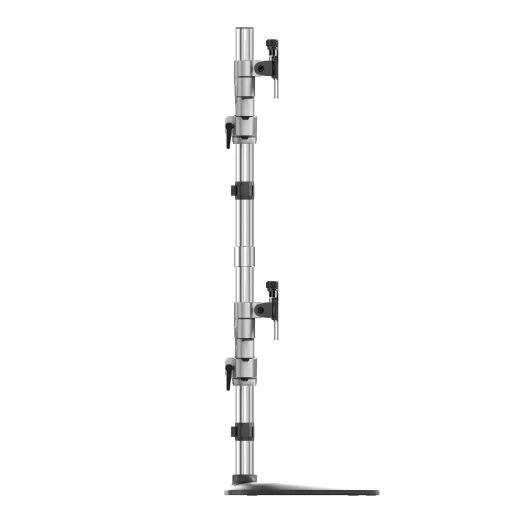 StarTech.com ARMQUADSS asztali TV konzol 81,3 cm (32") Fekete, Ezüst