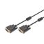 Digitus AK-320101-030-S DVI kábel 3 M DVI-D Fekete