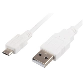   Sharkoon 1.5m, Micro-USB2.0-B/USB2.0-A USB kábel 1,5 M USB A Micro-USB B Fehér