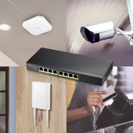 Zyxel GS1915-8 Vezérelt L2 Gigabit Ethernet (10/100/1000) Fekete