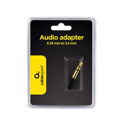 Gembird A-6.35M-3.5F audio adapter fényképezőgéphez Passzív Hangadapter