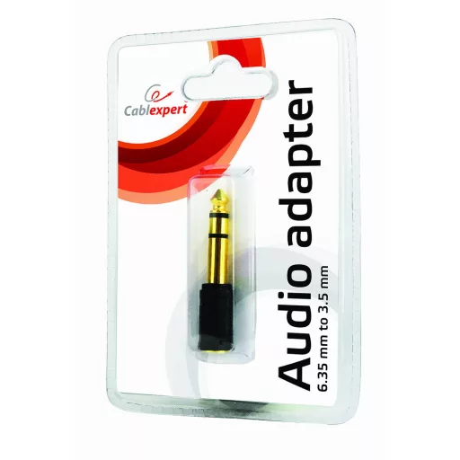 Gembird A-6.35M-3.5F audio adapter fényképezőgéphez Passzív Hangadapter