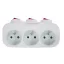 Esperanza ELK307W Electrical Splitter 3 sockets switch White