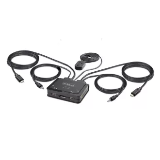 StarTech.com C2-D46-UC2-CBL-KVM KVM kapcsoló Fekete