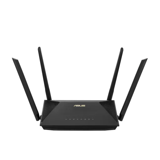 ASUS RT-AX1800U vezetéknélküli router Gigabit Ethernet Kétsávos (2,4 GHz / 5 GHz) Fekete