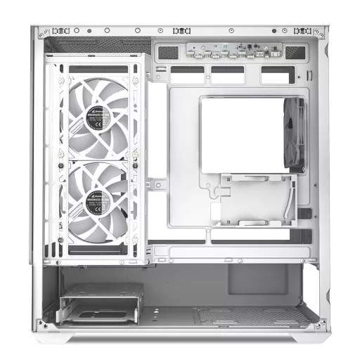 Sharkoon MK6 RGB Midi Tower Fekete