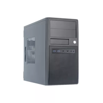 Chieftec CT-04B-OP Mini Tower Fekete