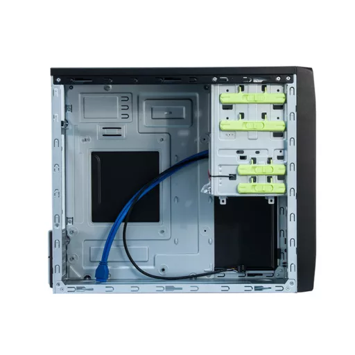 Chieftec CT-04B-OP Mini Tower Fekete