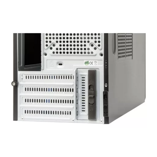 Chieftec CT-04B-OP Mini Tower Fekete