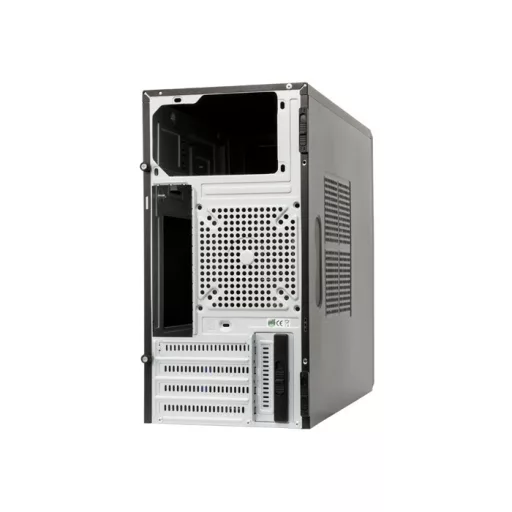 Chieftec CT-04B-OP Mini Tower Fekete