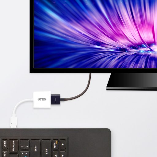 ATEN VC985-AT video átalakító kábel DisplayPort HDMI Fehér