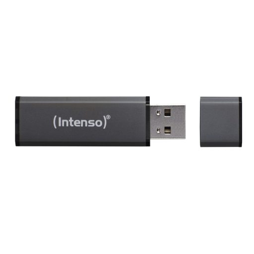 Intenso Alu Line USB flash meghajtó 64 GB USB A típus 2.0 Antracit