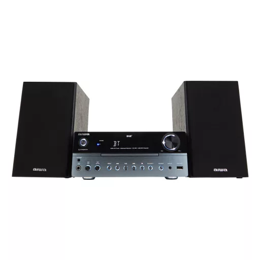 Aiwa MSBTU-700DAB házi hangrendszer Otthoni mikro hangrendszer 25 W Sarki kék, Fekete
