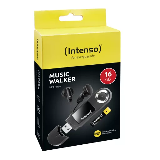 Intenso 3601470 MP3/MP4 lejátszó MP3 lejátszó 16 GB Fekete