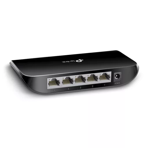 TP-Link TL-SG1005D Beállítást nem igénylő (unmanaged) Gigabit Ethernet (10/100/1000) Fekete