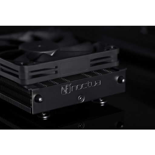Noctua NH-L9a-AM4 chromax.black Processzor Hűtő 9,2 cm Fekete