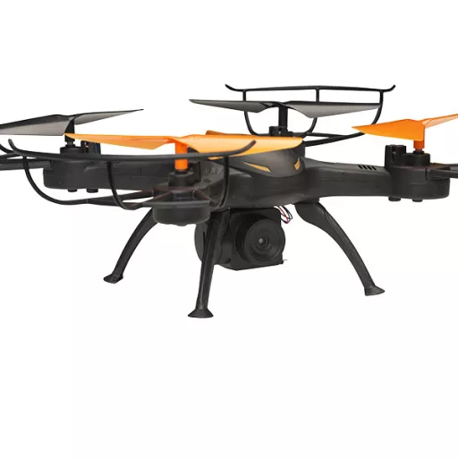 Denver DCW-380 kamerás drón 4 rotorok Quadcopter 640 x 480 pixelek 380 mAh Fekete, Narancssárga