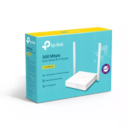 TP-Link TL-WR844N vezetéknélküli router Fast Ethernet Egysávos (2,4 GHz) Fehér