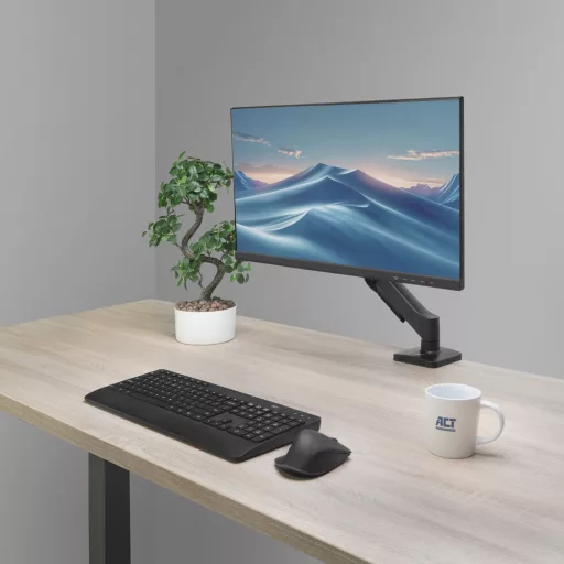 ACT AC8313 asztali TV konzol 86,4 cm (34") Fekete