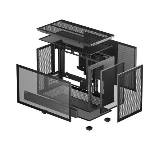 DeepCool CH260 Micro Tower Fekete